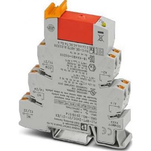 Phoenix Contact PLC-RPT- 24DC/21-21/EX reléový modul, 24 V/DC, 6 A, 2 přepínací kontakty, 10 ks