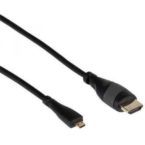 Joy-it K-1481 HDMI kabel Raspberry Pi® [1x HDMI zástrčka - 1x micro HDMI zástrčka D] 1.80 m černá