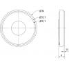 Visaton K 36 MO - 8 Ohm 1.4 palec 3.6 cm mini reproduktor 1 W 8 Ω černá Plastová membrána