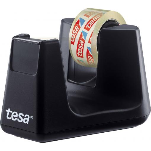 tesa Desk tape dispenser tesafilm Smart černá  včetně role lepicí fólie 33 m 19 mm