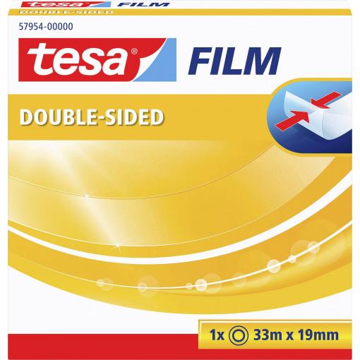 tesa 57954-00000-01 oboustranná lepicí páska transparentní (d x š) 33 m x 19 mm 1 ks