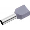 TRU COMPONENTS T1906C157 dutinka 4 mm² částečná izolace šedá 50 ks