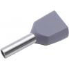 TRU COMPONENTS T1906C153 dutinka 0.75 mm² částečná izolace šedá 100 ks
