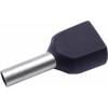 TRU COMPONENTS T1906C155 dutinka 1.5 mm² částečná izolace černá 100 ks