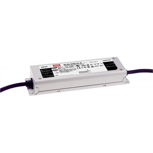 MEAN WELL XLG-240-M-A LED driver konstantní výkon 239.4 W 700 - 2100 mA 90 - 171 V/DC schválení nábytku , outdoorový , PFC spínací obvod , nastavitelný,