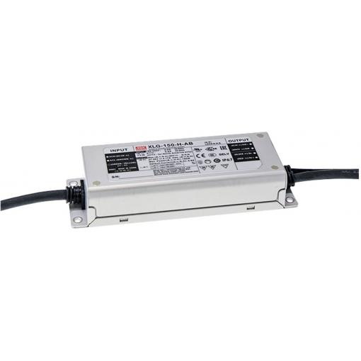 MEAN WELL XLG-150-M-AB LED driver konstantní výkon 150 W 700 - 2100 mA 60 - 107 V/DC stmívací funkce 3v1 , schválení nábytku , outdoorový , PFC spínací obvod ,