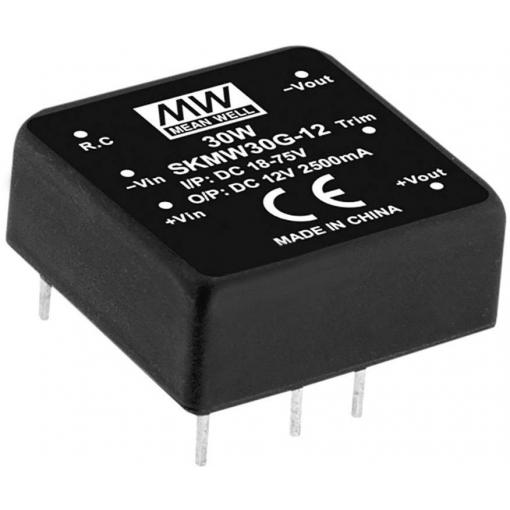 MW Mean Well SKMW30G-05 DC/DC měnič napětí 6 A 30 W Počet výstupů: 1 x Obsah 1 ks