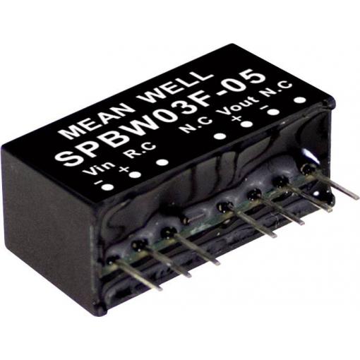 MEAN WELL SPBW03G-03 DC/DC měnič napětí, modul 700 mA 3 W Počet výstupů: 1 x Obsah 1 ks