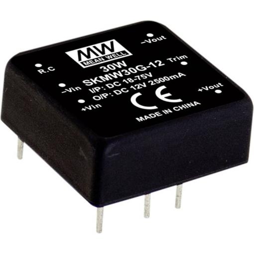 MEAN WELL SKMW30G-15 DC/DC měnič napětí 2 A 30 W Počet výstupů: 1 x Obsah 1 ks