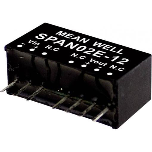 MEAN WELL SPAN02A-03 DC/DC měnič napětí, modul 500 mA 2 W Počet výstupů: 1 x Obsah 1 ks