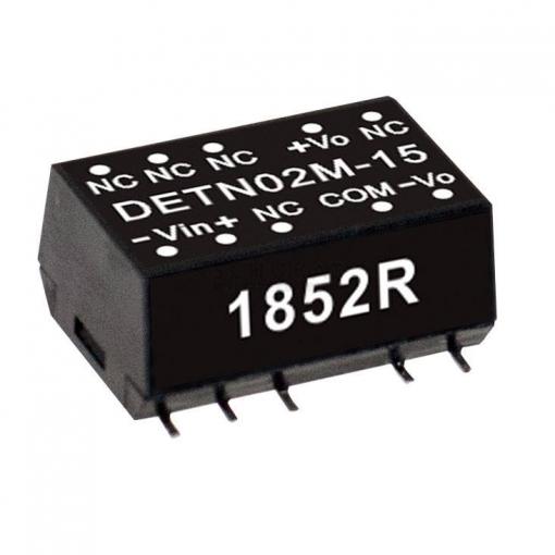 MEAN WELL DETN02M-15 DC/DC měnič napětí, modul 67 mA 2 W Počet výstupů: 2 x Obsah 1 ks