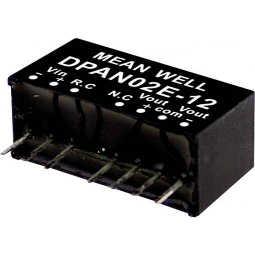 MEAN WELL DPAN02E-05 DC/DC měnič napětí, modul 200 mA 2 W Počet výstupů: 2 x Obsah 1 ks