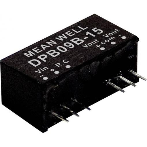 MEAN WELL DPB09C-12 DC/DC měnič napětí, modul 375 mA 9 W Počet výstupů: 2 x Obsah 1 ks