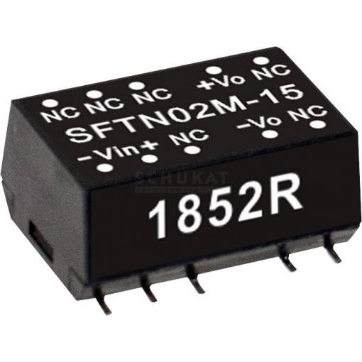 MEAN WELL SFTN02N-15 DC/DC měnič napětí, modul 133 mA 2 W Počet výstupů: 1 x Obsah 1 ks