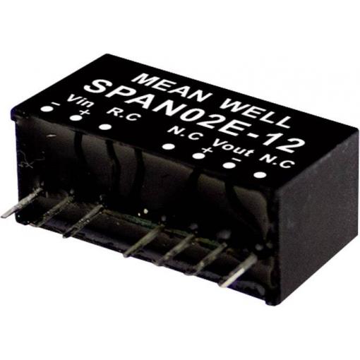 MEAN WELL SPAN02E-03 DC/DC měnič napětí, modul 500 mA 2 W Počet výstupů: 1 x Obsah 1 ks