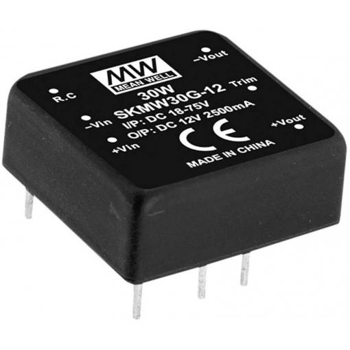 MEAN WELL SKMW30F-15 DC/DC měnič napětí 2 A 30 W Počet výstupů: 1 x Obsah 1 ks