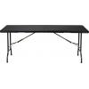 Perel folding table rattan kempingový stolek černá FP180R Zatížitelnost (hmotnost) (max.) 100 kg