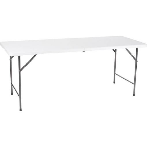 Perel folding table kempingový stolek bílá FP183 Zatížitelnost (hmotnost) (max.) 100 kg