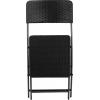 Perel folding chair rattan kempingová židle černá FP165R Zatížitelnost (hmotnost) (max.) 300 kg
