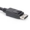Digitus DisplayPort kabel Konektor DisplayPort, Konektor DisplayPort 2.00 m černá AK-340106-020-S 8K UHD, pozlacené kontakty Kabel DisplayPort