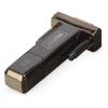 Digitus USB 2.0, sériový adaptér [1x USB 2.0 zástrčka A - 1x D-SUB zástrčka 9pólová] DA-70167 0.80 m pozlacené kontakty