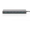 Digitus DA-70241-1 USB Hub 7 portů USB-A USB 3.0 5 GBit/s s hliníkovým krytem černá DA-70241-1