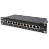 Digitus DN-91612S-EA 12 portů síťový patch panel 254 mm (10) CAT 6A 1 U vícebarevná osazený