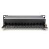 Digitus DN-91612S-EA 12 portů síťový patch panel 254 mm (10) CAT 6A 1 U vícebarevná osazený