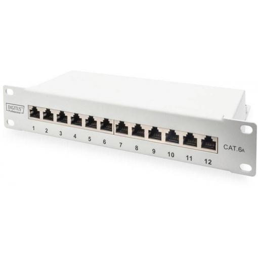 Digitus DN-91612S-EA-G 12 portů CAT 6A 1 U