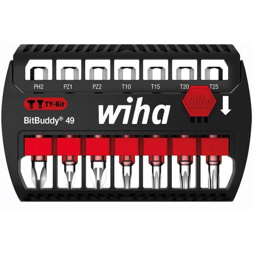 Wiha WHA42117 42117 sada bitů, 7dílná, křížový PH, křížový PZ, TORX, 1/4