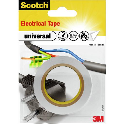 3M universal 4401WHT izolační páska Scotch® bílá (d x š) 10 m x 15 mm 1 ks