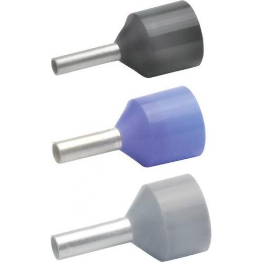 Klauke 43410 dutinka 4 mm² částečná izolace šedá 100 ks