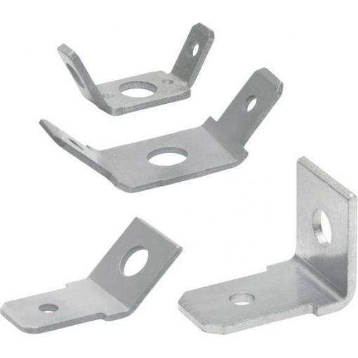 Klauke 2075 faston rozbočovač Šířka zástrčky: 6.30 mm Tloušťka konektoru: 0.80 mm 45 ° bez izolace stříbrná 1 ks