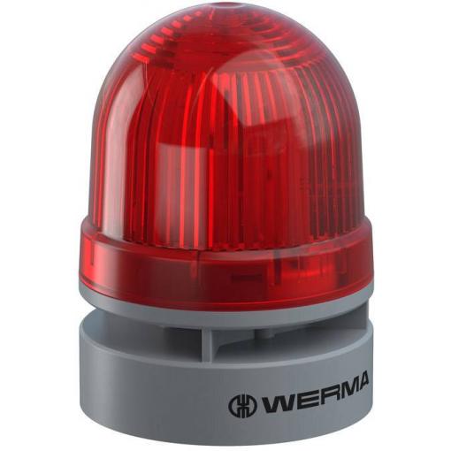 Werma Signaltechnik signální osvětlení Mini TwinLIGHT Combi 24VAC/DC RD 460.110.75 červená 24 V/DC 95 dB