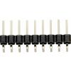 TRU COMPONENTS TC-8596912 pinová lišta (standardní) Počet řádků: 1 Počet kontaktů v řadě: 9 1 ks