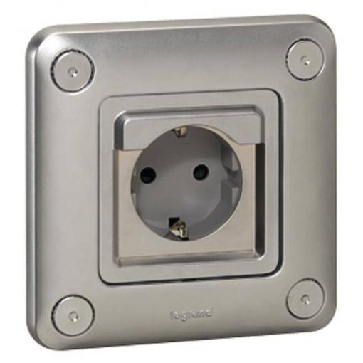 Legrand zásuvka Soliroc chrom 077836 1 ks