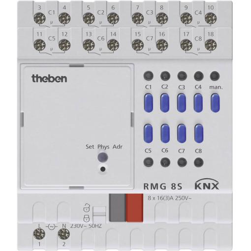 Theben 4930220 spínač pohonu RMG 8 S KNX