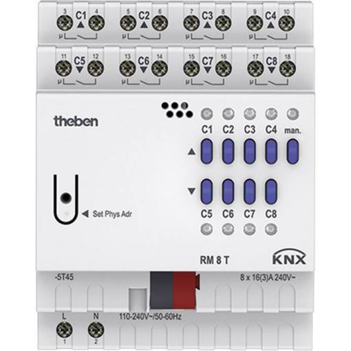 Theben 4940200 spínač pohonu RM 8 T KNX