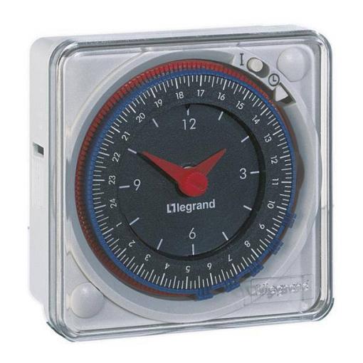 Legrand 049983 časovač, analogový, denní program, IP30