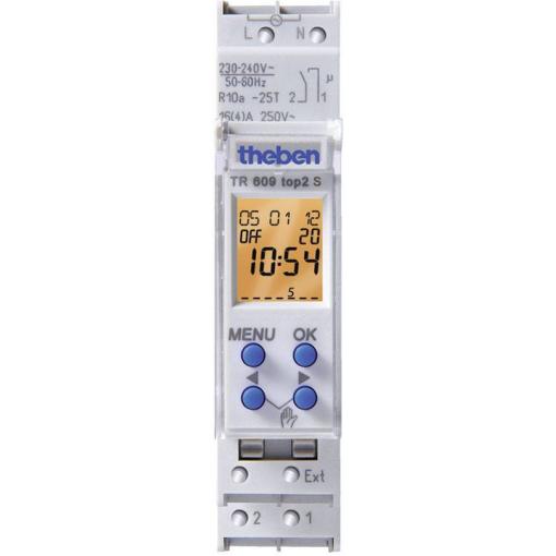 Theben TR 609 top2 S časovač na DIN lištu, 6090101, 1 kanál