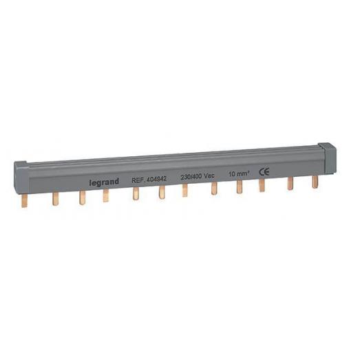 Legrand 404942 Legrand 404942 Kolíkové hřebenová lišta 3p 12TE Phase busbar 10 mm² 63 A 400 V 1 ks