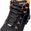 uvex 2 GTX MACSOLE® 6525243 ESD bezpečnostní obuv S3, velikost (EU) 43, černá, oranžová, 1 pár