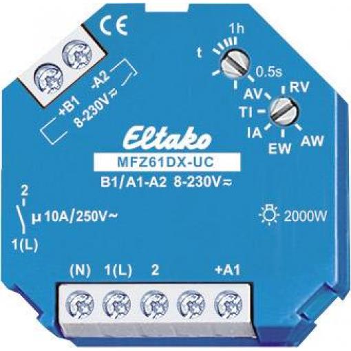 Eltako MFZ61DX-UC 61100604 časové relé, 0.5 s - 1 h, 230 V/AC, 10 A, 1 ks