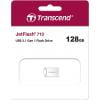 Transcend JetFlash® 710S USB flash disk 128 GB stříbrná TS128GJF710S USB 3.2 (Gen 1x1)
