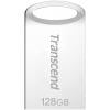 Transcend JetFlash® 710S USB flash disk 128 GB stříbrná TS128GJF710S USB 3.2 (Gen 1x1)
