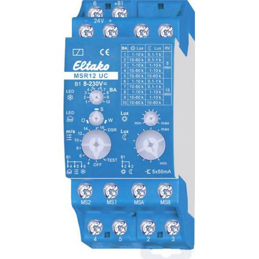 Eltako MSR12-UC 22500501 Multifunkční senzorové relé, 0.1 - 14400 s, 10 A, 1 ks