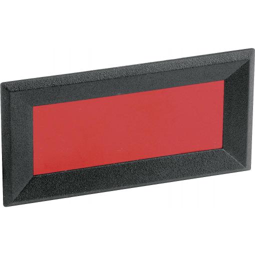 Mentor 2656.8322 přední rám černá, červená (š x v x h) 51 x 28 x 2.3 mm