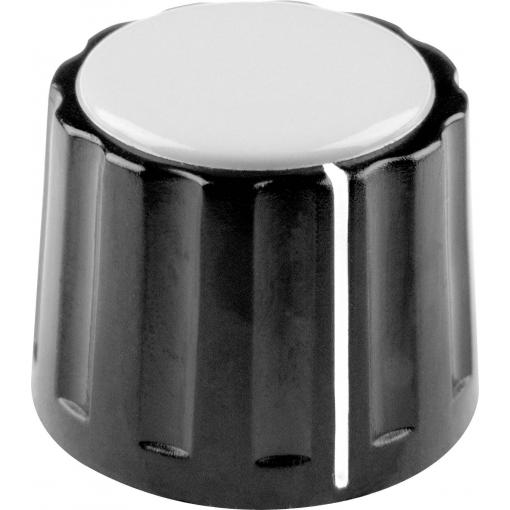 Mentor 332.41 332.41 otočný knoflík s označením černá (Ø x v) 20 mm x 15 mm 1 ks