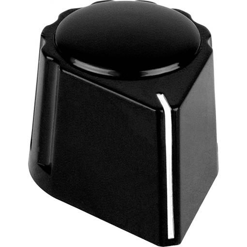 Mentor 428.611 428.611 otočný knoflík s označením černá (š x v) 26.5 mm x 15 mm 1 ks