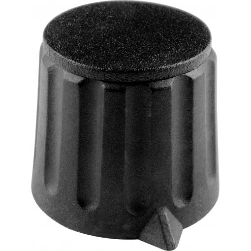 Mentor 4311.4131 4311.4131 otočný knoflík s ukazatelem černá (Ø x v) 20 mm x 17 mm 1 ks
